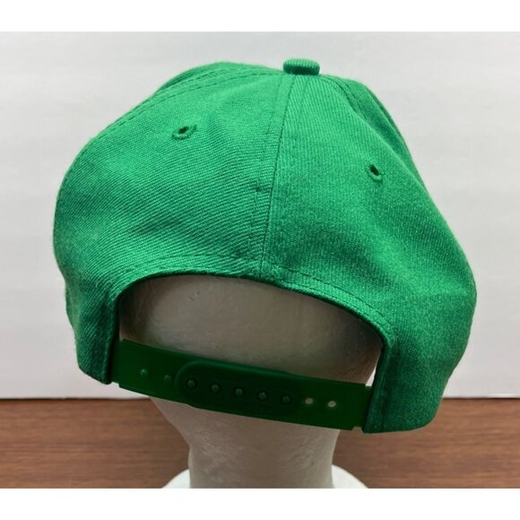 Vintage Classics Green Baseball Cap With Adjustable Strap Otto Gold Embroidery - Picture 4 of 8